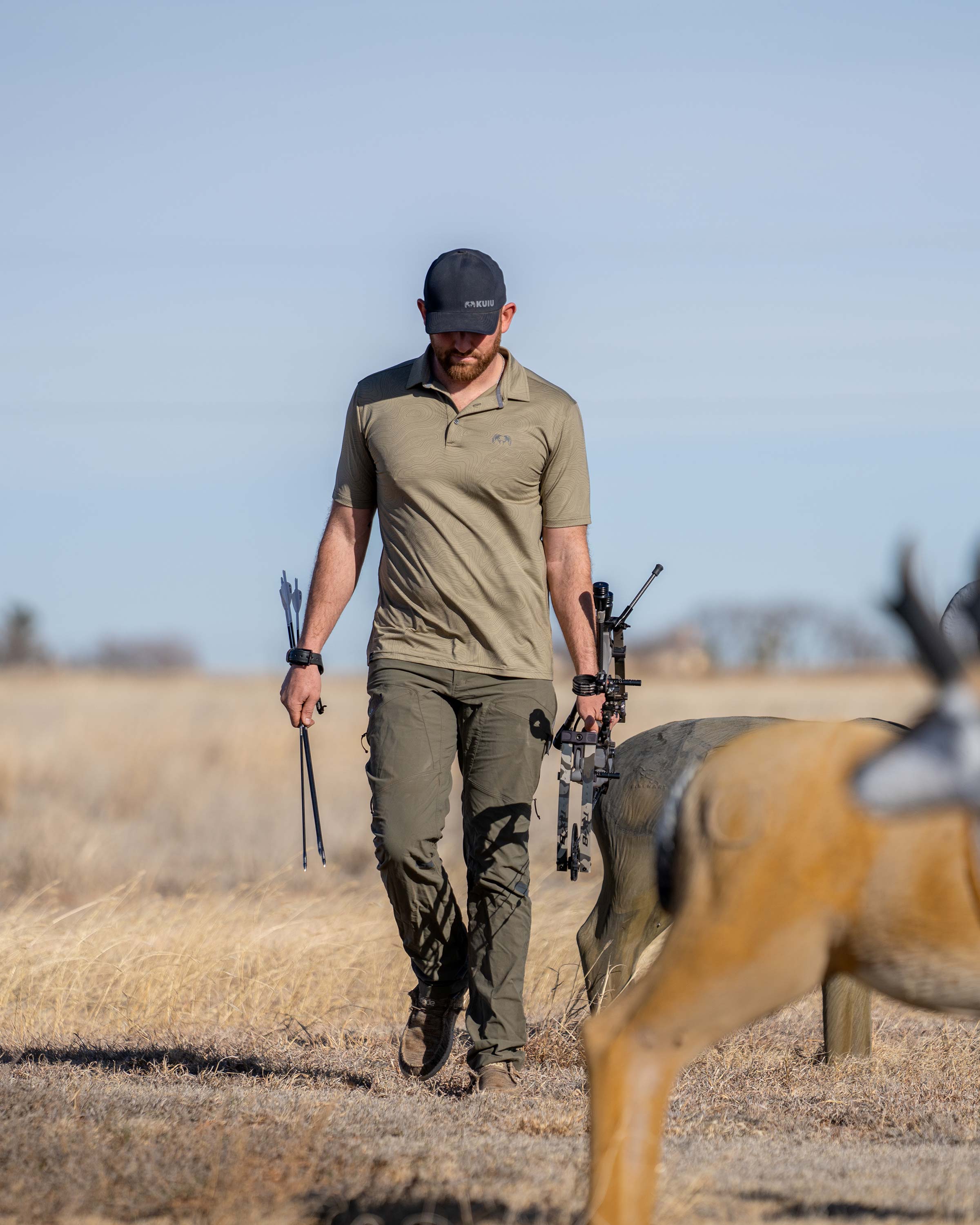 KUIU Performance Polo Topo | Slate Topo - Image 7