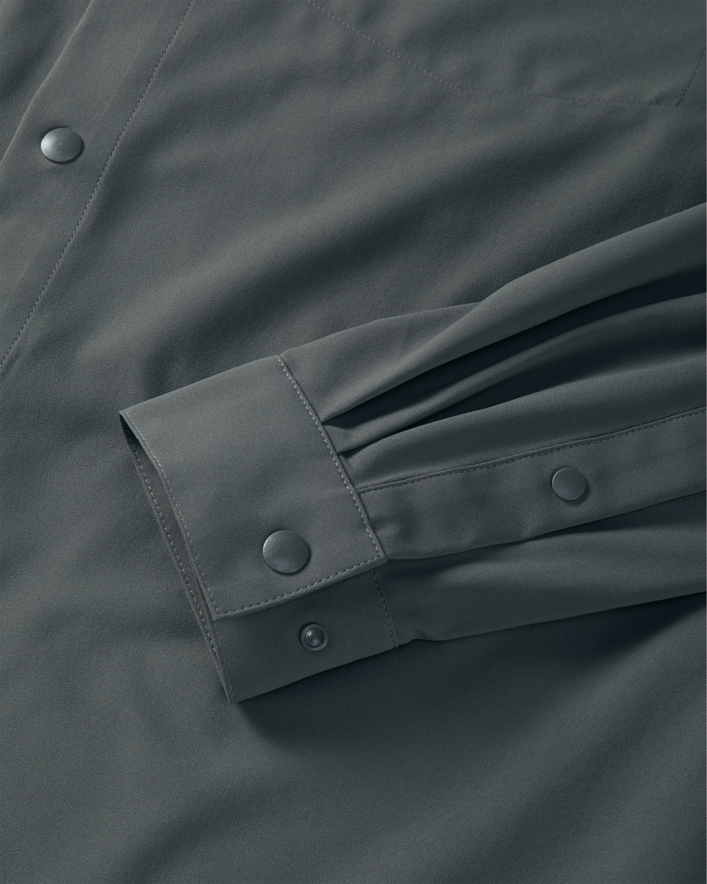 Mesa Vented LS Snap Shirt | Stone - Image 5