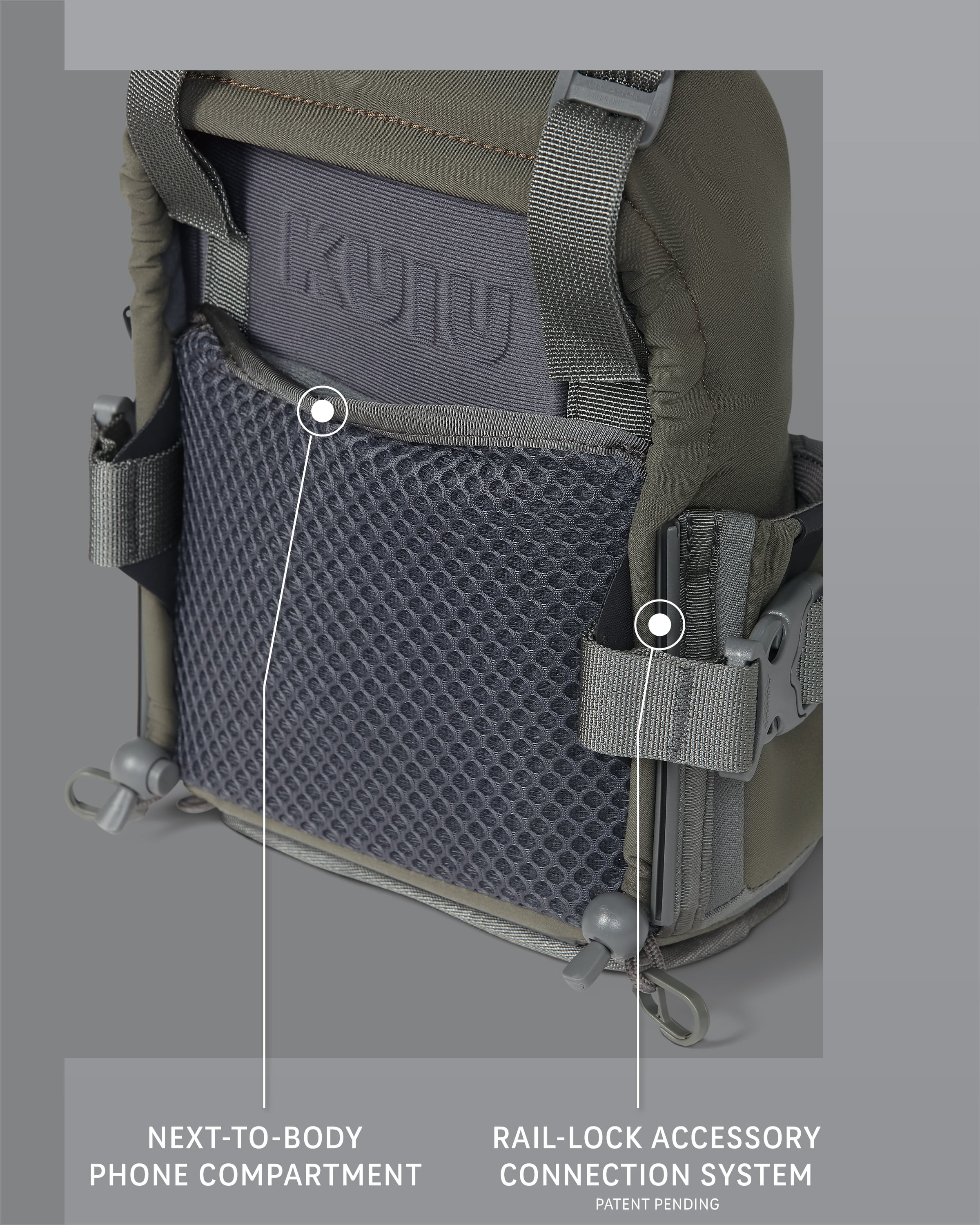 PRO G3 Bino Harness | Ash - Image 3