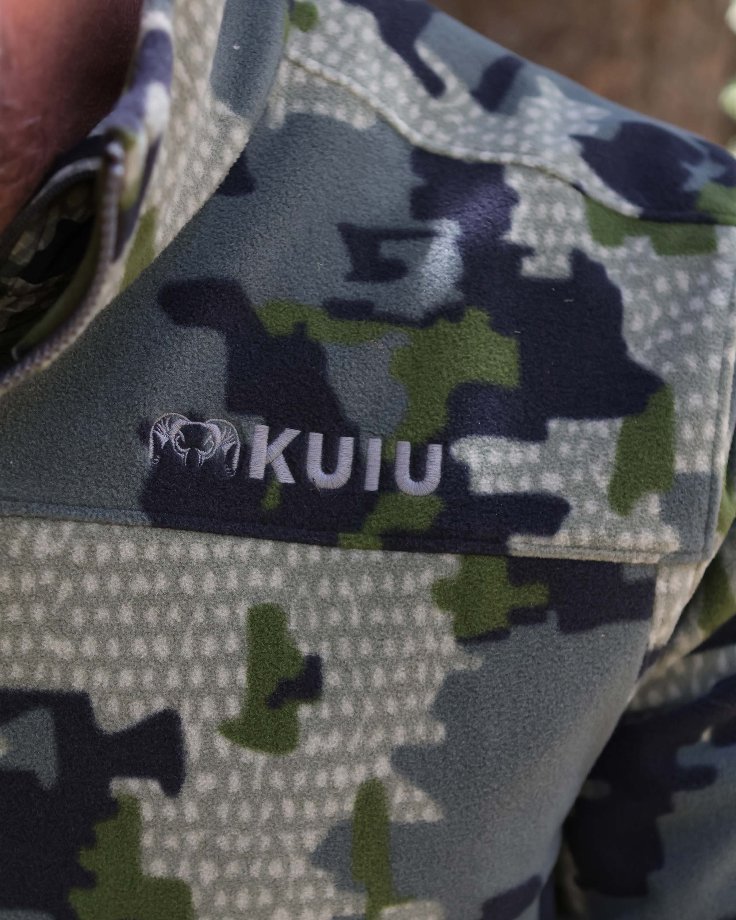 Border Fleece Full Zip | Verde - Image 6